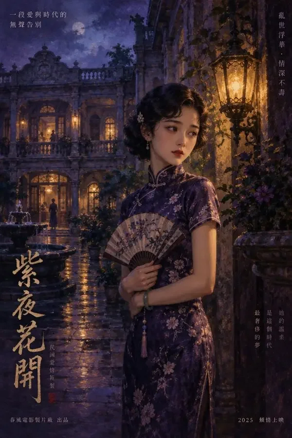 漫剧网站《民国烟云录》封面海报，谍战情感，72 集